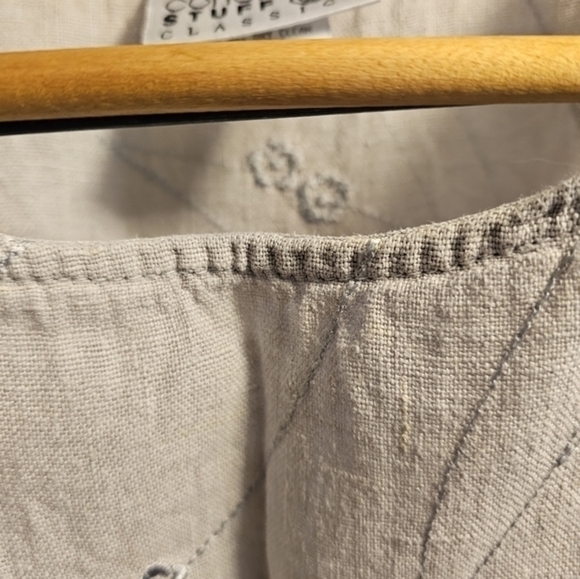 Linen, vintage‎ lilac 100 percent linen dress/shift - Picture 3 of 11